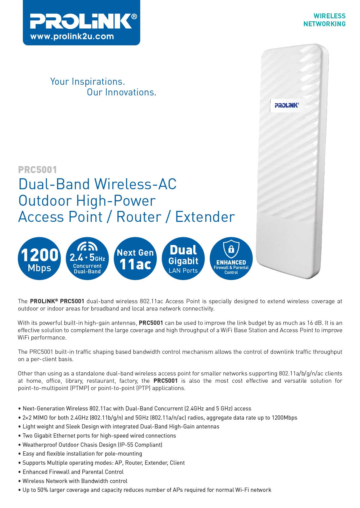 Prolink Prc 5001 (Access Point)