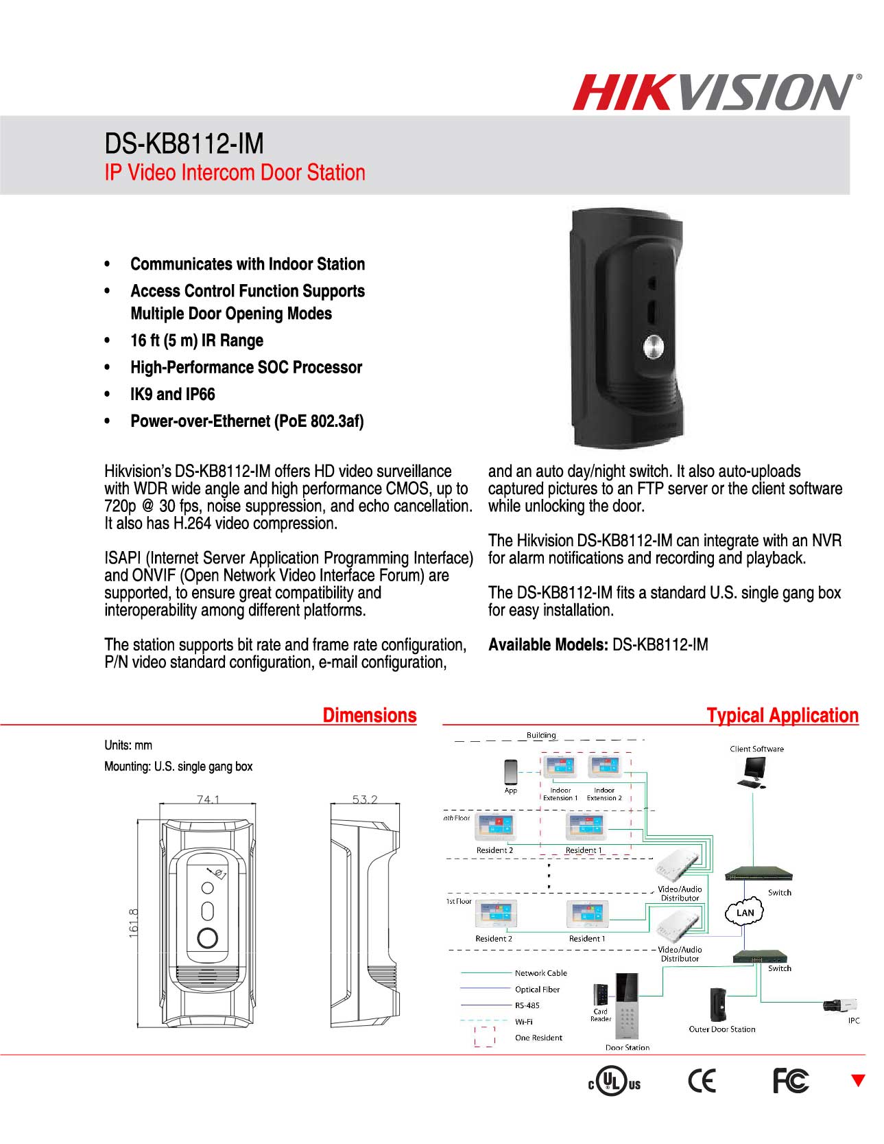 Vandalproof Ip Video Door Station